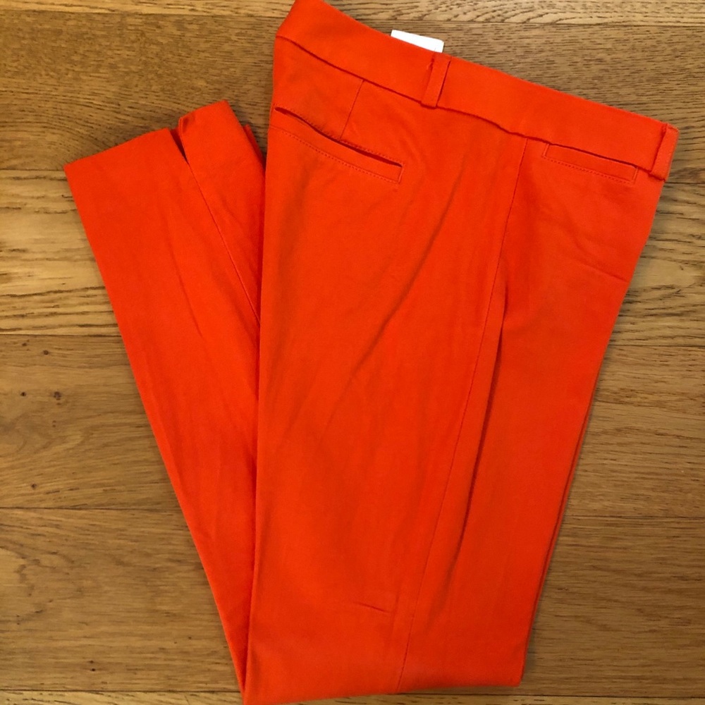 Banana Republic Sloan pant size 2, bright orange